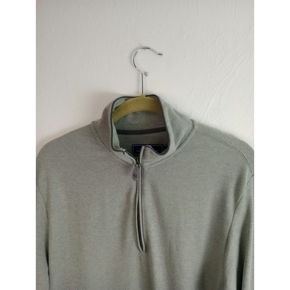 Vineyard Vines Mens Midtown Quarter-Zip Pullover Sweater Gray Size Small - Picture 3 of 9